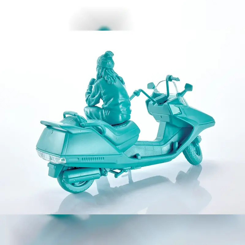Max Factory 1/20 PLAMAX MF-102 Rider's portrait Honda Fusion 土耳其藍輪播圖