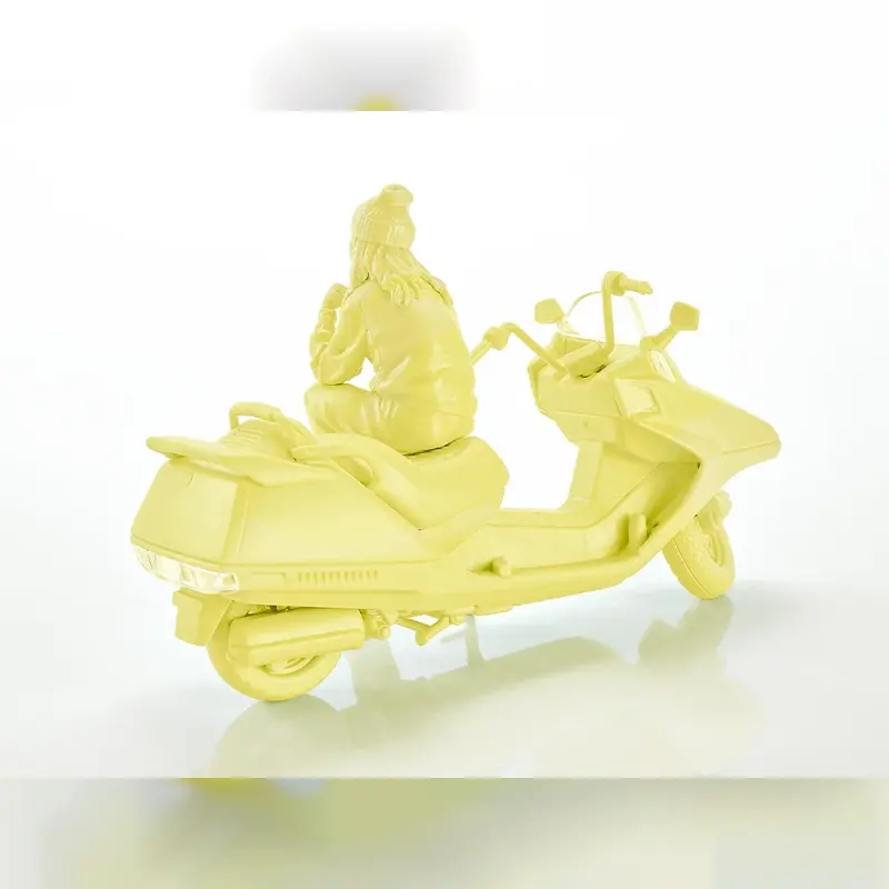 Max Factory 1/20 PLAMAX MF-102 Rider's portrait Honda Fusion 卡士達黃輪播圖