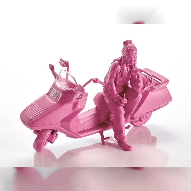 Max Factory 1/20 PLAMAX MF-102 Rider's portrait Honda Fusion 蘭花紫