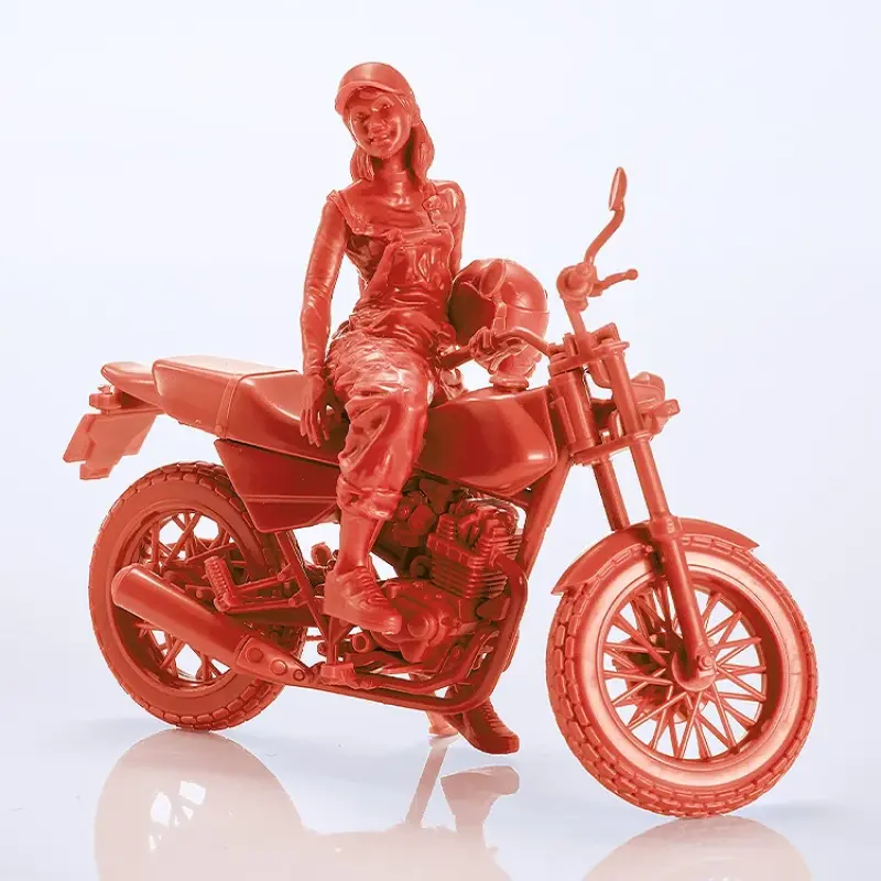 Max Factory 1/20 PLAMAX MF-103 Rider's portrait Honda FTR 223 紅