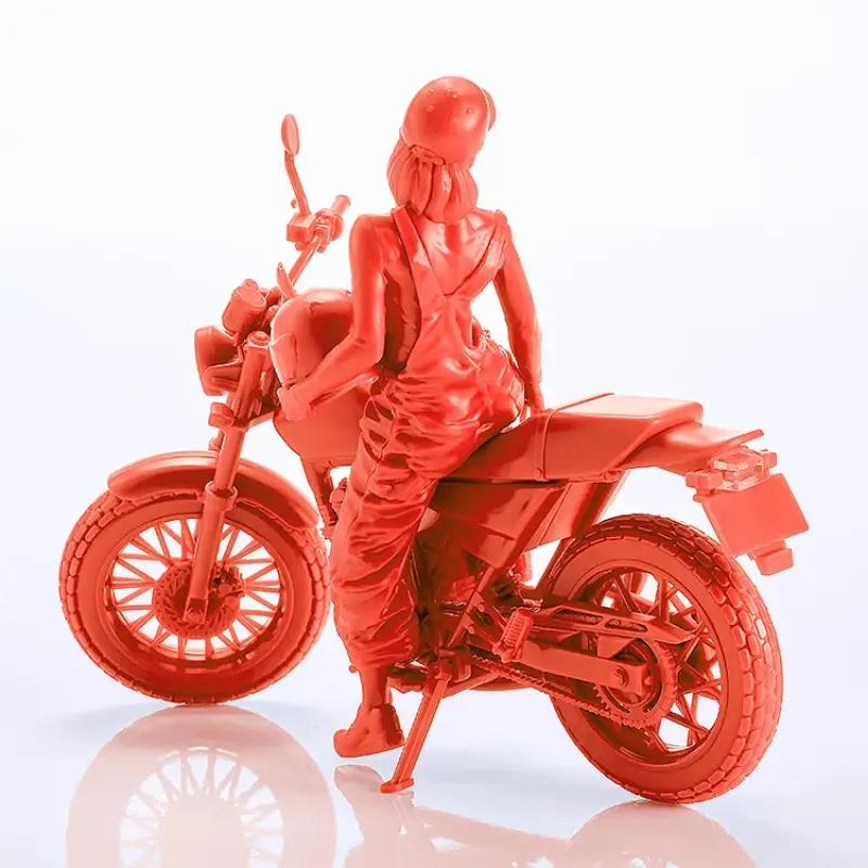 Max Factory 1/20 PLAMAX MF-103 Rider's portrait Honda FTR 223 紅輪播圖
