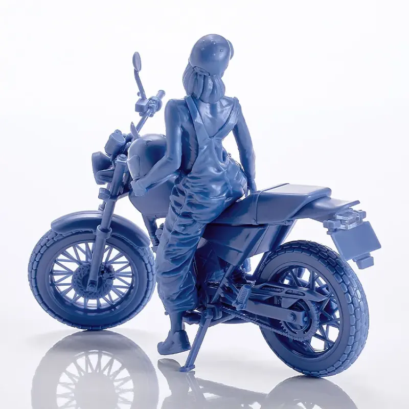 Max Factory 1/20 PLAMAX MF-103 Rider's portrait Honda FTR 223 藍輪播圖