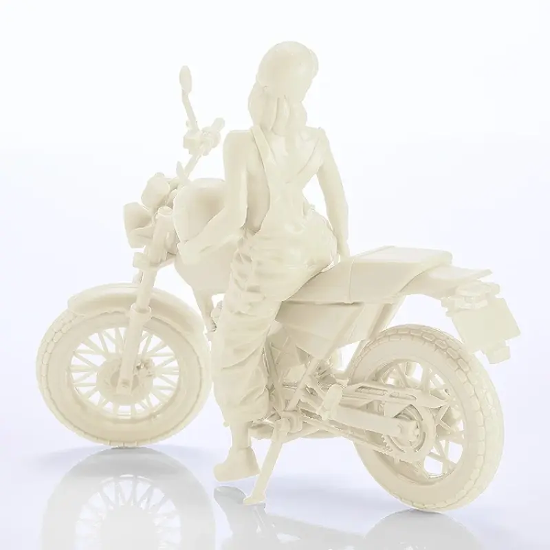 Max Factory 1/20 PLAMAX MF-103 Rider's portrait Honda FTR 223 白輪播圖