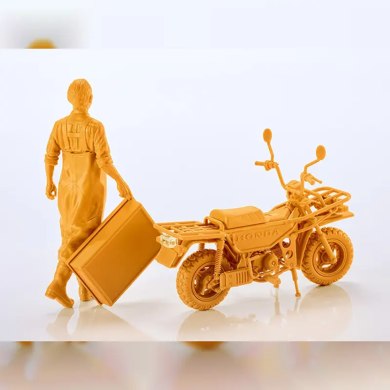 Max Factory 1/20 PLAMAX MF-104 Rider's portrait Honda MOTRA 黃輪播圖
