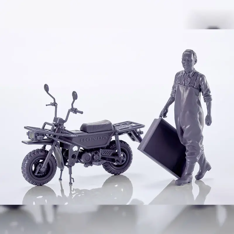 Max Factory 1/20 PLAMAX MF-104 Rider's portrait Honda MOTRA 紫藤