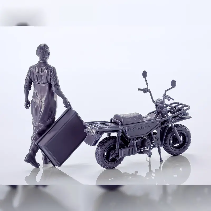Max Factory 1/20 PLAMAX MF-104 Rider's portrait Honda MOTRA 紫藤輪播圖