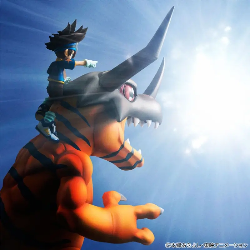 MEGAHOUSE G.E.M.數碼寶貝大冒險 葛雷獸＆八神太一