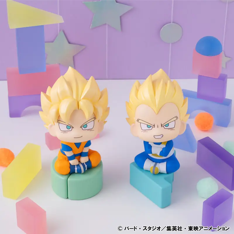 MEGAHOUSE LOOKUP 七龍珠DAIMA 超級賽亞人孫悟空＆超級賽亞人貝吉塔 迷你 套組