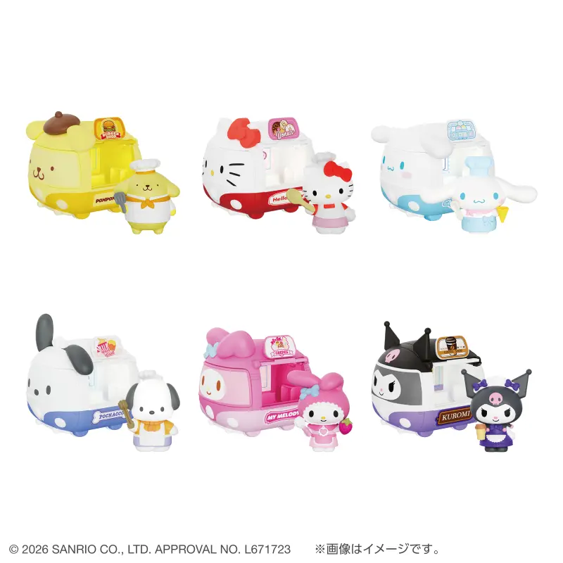 BANDAI Tokimeruzu BOX! 三麗鷗 行動餐車 (全6種)