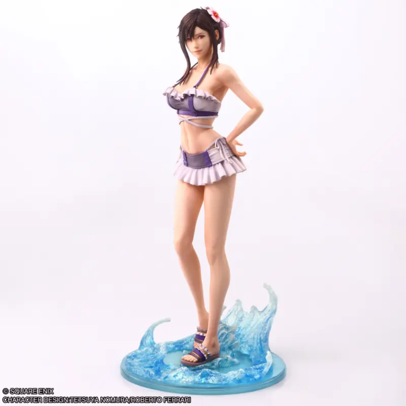 SQUARE ENIX 最終幻想VII 重生 Static Arts 蒂法·洛克哈特 泳裝Ver. (湊箱減量可能)