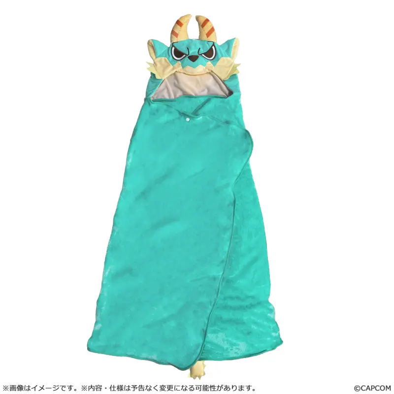 CAPCOM《魔物獵人》雷狼龍 Q版可愛蓬鬆披風