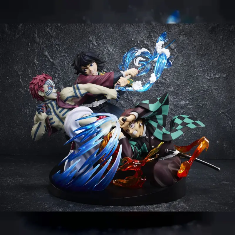 Aniplex 鬼滅之刃 竈門炭治郎&富岡義勇&猗窩座模型
